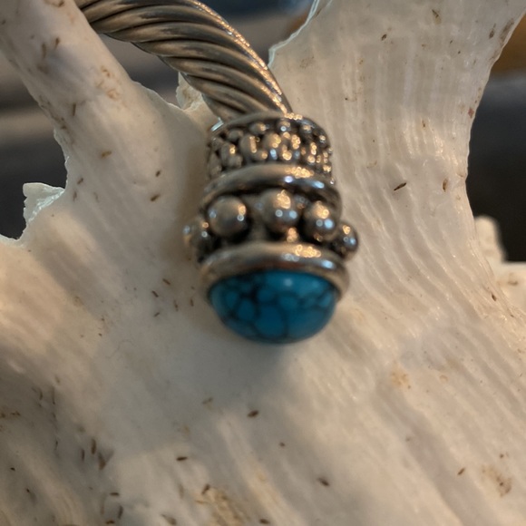 Silver turquoise bracelet - Picture 3 of 6
